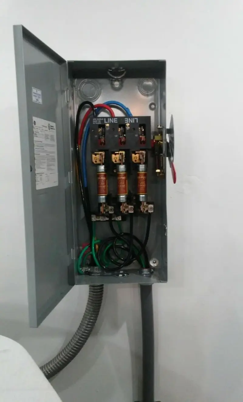 Three-phase disconnect switch installed for Electrical Wiring & Rewiring in Coraopolis